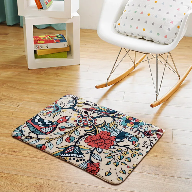 

Doormat Non Slip Kitchen Living Room Carpet Vintage Floor Bath Mat Home Entrance Floor Mat Hallway Area Rugs Kitchen Mat Home