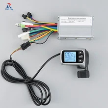 250W 350w 24V 36V 48V Dual Mode Brushless Engine Motor Controller Display For Electric Bicycle Tricycle Ebike Kit