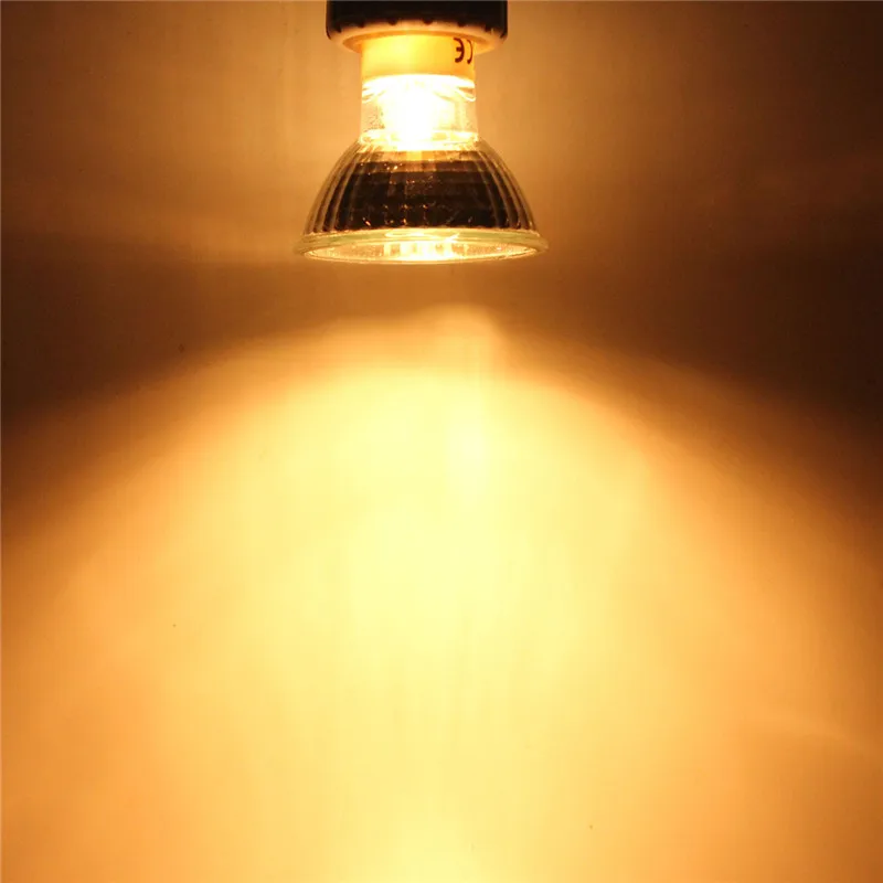 Галогеновый свет пятна лампы GU10 AC220-240V 20 Вт/35 Вт/50 Вт лампа высокой яркости 2800 к теплый белый дом прозрачный кварцевый стеклянный светильник