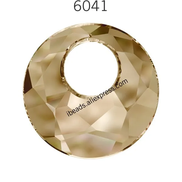 1 шт.) Кристалл от Swarovski 6041, подвеска, сделанная в австрийском стиле, стразы для создания ожерелья и кулона своими руками - Цвет: Crystal 001 GSHA