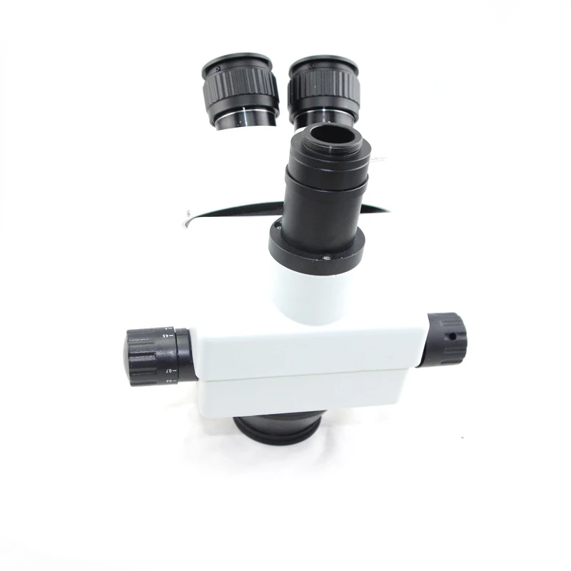  Free shipping 3.5X-90X Double Arm Boom Stand trinocular stereo Microscope for Industrial smartphone
