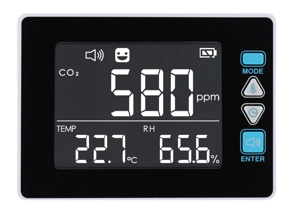 CO2390, углекислый регистратор данных с USB Температура воздуха Измеритель влажности термометр гигрометр детектор газа анализатор ЖК-монитор