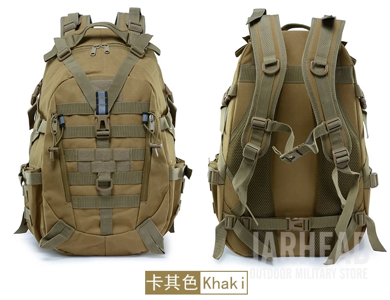 Mochila ao ar Bolsa de Viagem Tático Reflexivo Livre Molle Camuflagem Militar Assalto Bolsa Caminhadas Acampamento Caça 25 Mochilas escal.