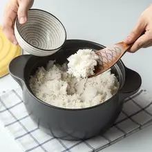 В форме рыбы деревянные кухонные ложки кухонный рисовый суп десертная ложка набор чайной ложки Детская Ложка деревянная посуда Q86