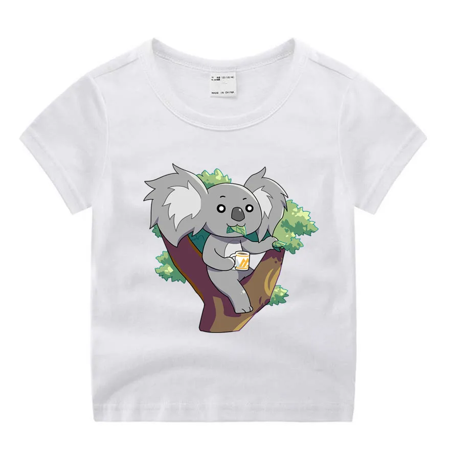 

Baby Boy Clothes Movie Cute Fabulous Koala Funny Cartoon Print T-shirt Kids Summer O-Neck Tops Boys & Girls T Shirt