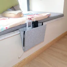 Детская кровать подвесная сумка для хранения прикроватный Войлок органайзер для хранения детской кроватки Органайзер Карманный Детский Комплект постельного белья диван кровать стол держатель