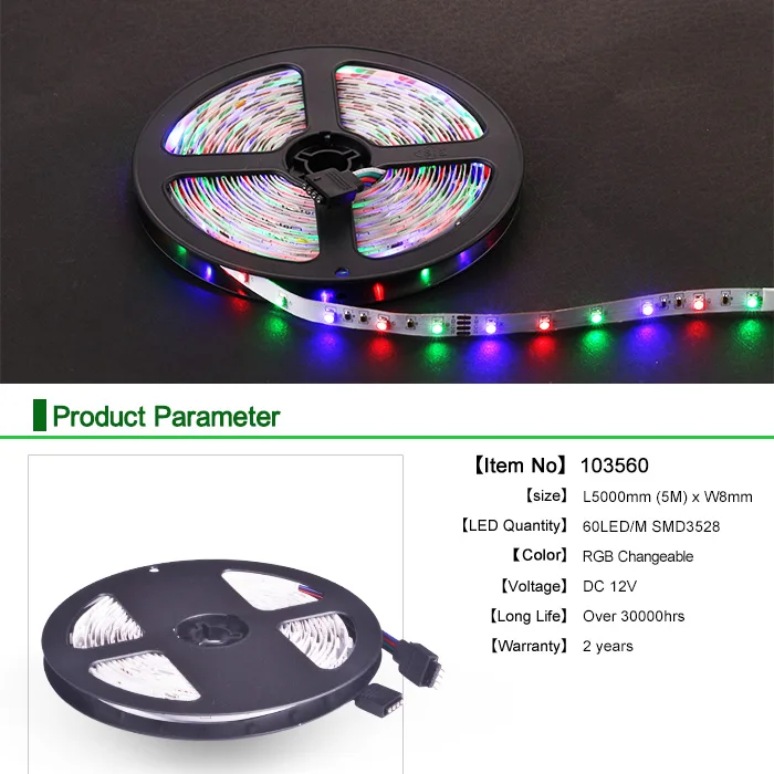 Cores com Controle Adaptador de Energia Luz de Tira Nova Rgb Led 3528smd 60led e s 5 m Luz Fita Flexível 16 Alterar Remoto ir Controlador 2a Dc12v 7 rgb led strip light
