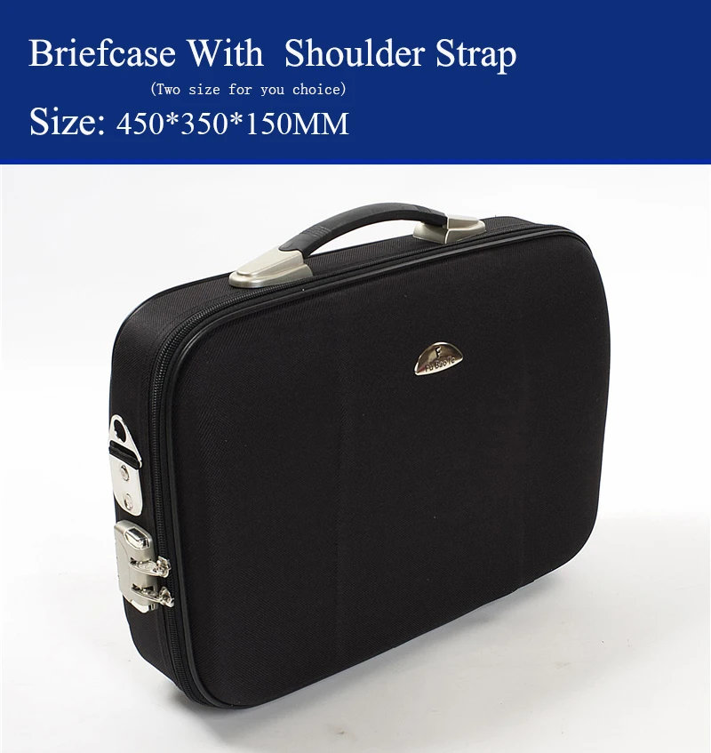 Fine man Business briefcase Laptop bag suitcase luggage file box 14 16 inch Can be