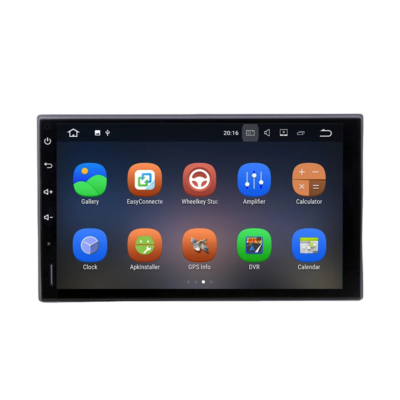 Best Aoluoya Android 7.1 2 DIN CAR DVD PLAYER For Universal Nissan Tiida Qashqai Hyundai Accent Verna Tunson Elantra  XG300 PALADIN 1