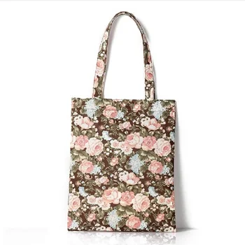 

Miyahouse PVC Waterproof Design Designed For Rainy Day Lady Shoulder Bag Floral Print Handbag Fresh Style Large Capacity Bag