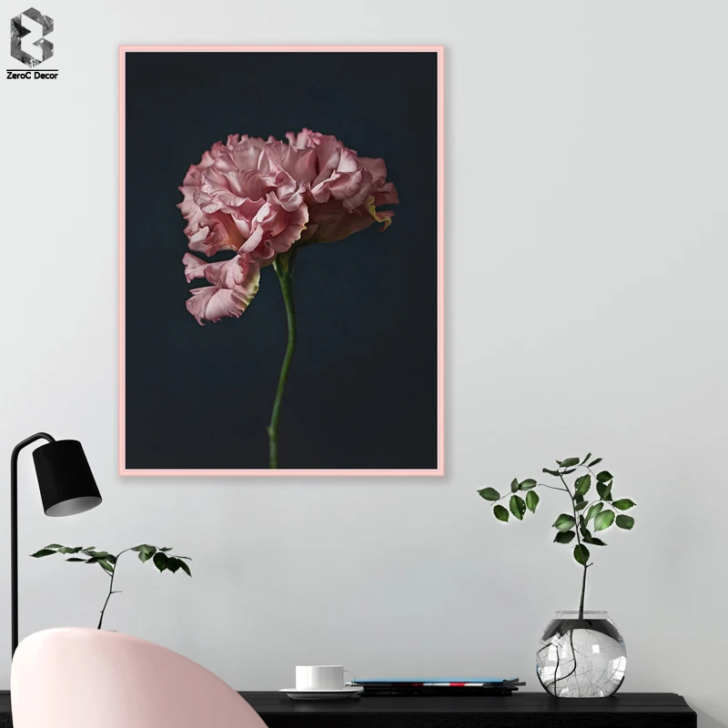 

Classic Canvas Painting Flowers Wall Art Posters and Prints Texture Floral Picture for Living Room Wall Decoration Home Decor
