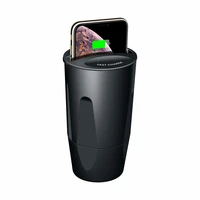 10W Max Fast Phone Car Cahrger or iPHONE 8 XR 7 Fast Charging Cup Pattern Car Wireless Charger For Samsung S8 S7 S6 S6EDG - Image 6