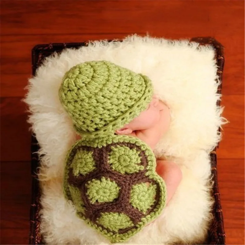 Baby-Newborn-photography-props-Turtle-Knit-Crochet-Clothes-Beanie-Hat-Outfit-Photo-Props-Baby-photography-baby.jpg_640x640