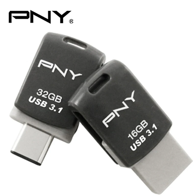 מוצר PNY Type C USB 3.0 3.1 UCD20 Mini USB Flash Drive 16GB 32GB 64GB