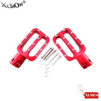 

XLSION Aftermarket CNC Red Footpegs For CRF70 XR50 KLX110 TTR SDG SSR Chinese Pit Dirt Bikes 50cc - 160cc