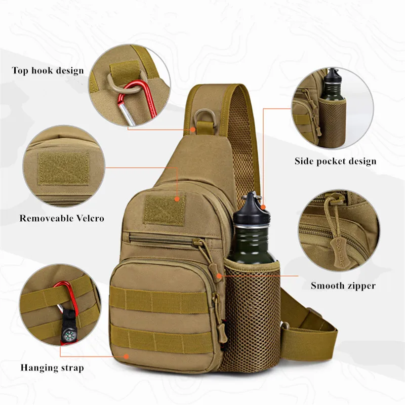 التكتيكية العسكرية Crossbody أكياس الجيش رخوة رسول الصدر حقيبة للماء واحد الكتف حزام حزمة الرياضة زجاجة تسلق حقيبة التكتيكية العسكرية Crossbody أكياس الجيش رخوة رسول الصدر حقيبة للماء واحد الكتف حزام حزمة الرياضة زجاجة تسلق حقيبة