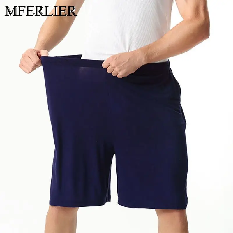 MFERLIER летние мужские шорты больших размеров 5XL 6XL 7XL Талия 150 см длиной до колена Мужские шорты