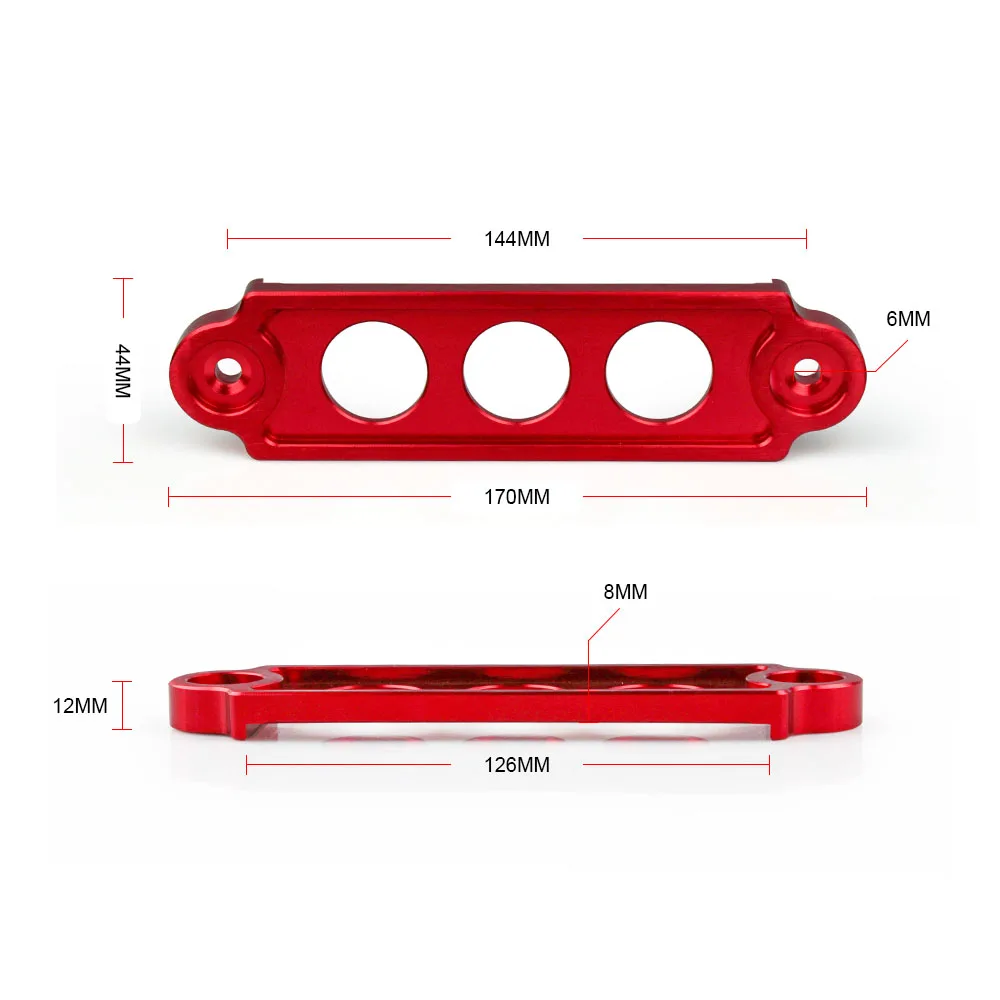 RASTP-Racing Aluminum Battery Tie Down Hold Bracket Lock Anodized for Honda Civic/CRX 88-00 Car Accessory with RS-BTD001