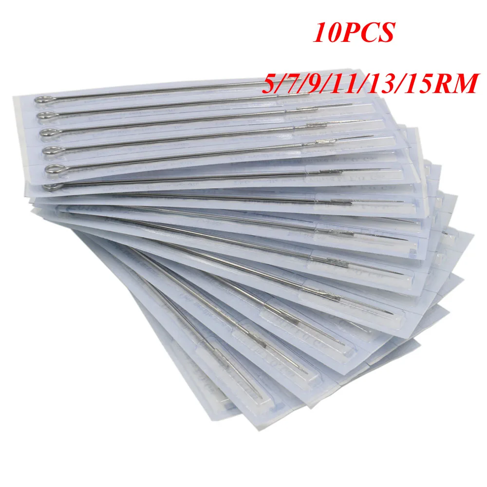 

Qink 10pcs Standard Tattoo Needles 5/7/9/11/13RM #0.35mm Assorted Sterilized Tattoo Needles Tattoo Wholesale Supply for Machine