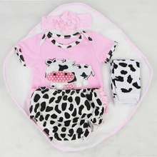 Conjunto de ropa Mi vaquita preferida para muñecas reborn de 55 a 60 cm