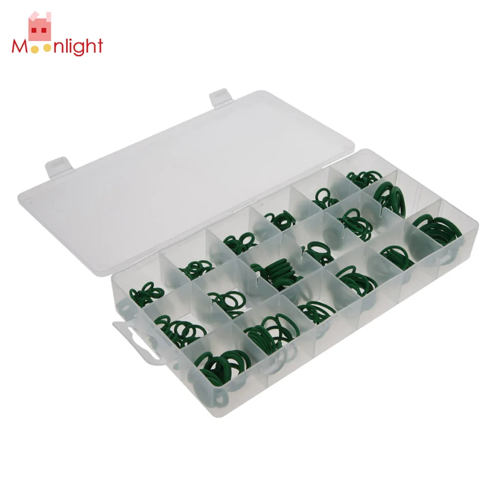 

270 pcs/set 18 Sizes Rubber Kit Air Conditioning HNBR O Rings Car Auto Vehicle Repair Rubber Rings