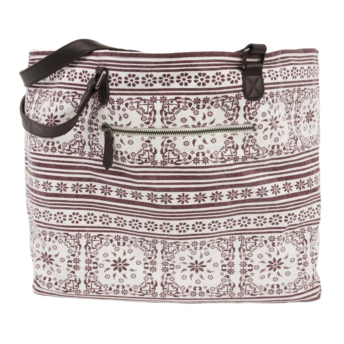 Bella Taylor Travel & Totes Kayla White Wide Tote (1)
