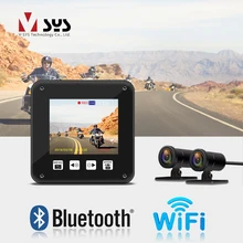 SYS VSYS P6N WiFi Bluetooth экшн-камера на мотоциклетный шлем рекордер с двойным 1080 P объективом Водонепроницаемая мотоциклетная камера