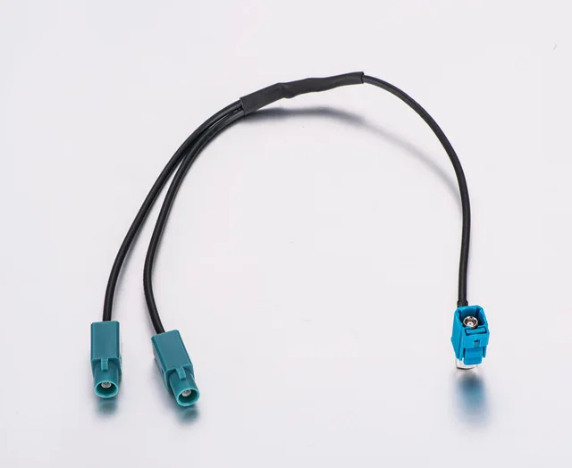 

Free Shipping Car Radio Cable Antenna adapter for VW Fakra female to two Fakra male Y spliter SKAA-53A