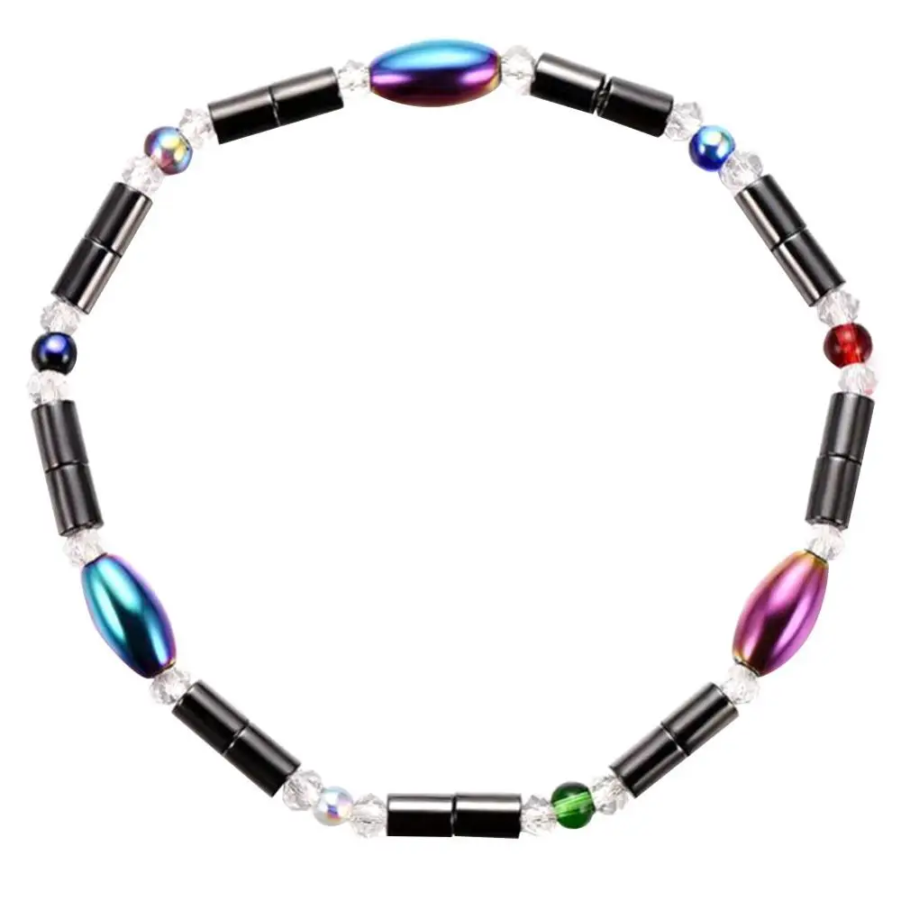 12 типов магнитных браслетов для похудения, цветной камень, магнитотерапия, браслет для похудения, ювелирные изделия для здоровья - Окраска металла: 11