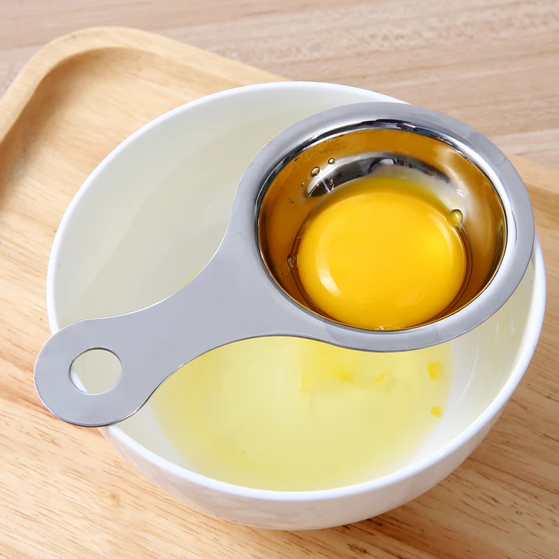 HBW Stainless Steel Egg Yolk Separator Tool Liquid Filter | Дом и сад