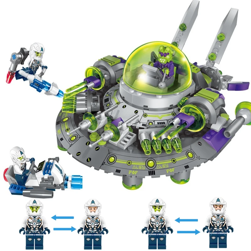 

ENLIGHTEN Star Wars cruiser Resist Alien invasion Building Blocks Sets Bricks Model Kids Toys For Children Compatible Legoings