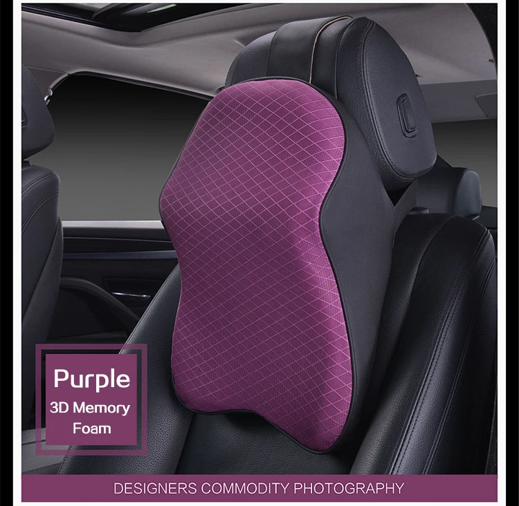 3D пространство пены памяти подголовник автомобиля подушка для шеи подголовник автомобиля Подушка Автомобильная подушка дорожная подушка для шеи