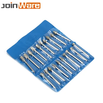 

20Pcs Metalworking Diamond Coated Grinding Grinder Head Glass Burr Rotary Diamond For Stone Ceramic Glass Carbide Shank 3mm New