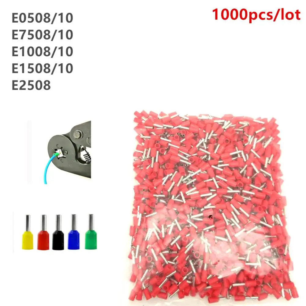 Изоляционные клеммы для труб E0508/10 E7508/10 E1008/10 E1508/10 E2508 изолированный кабель