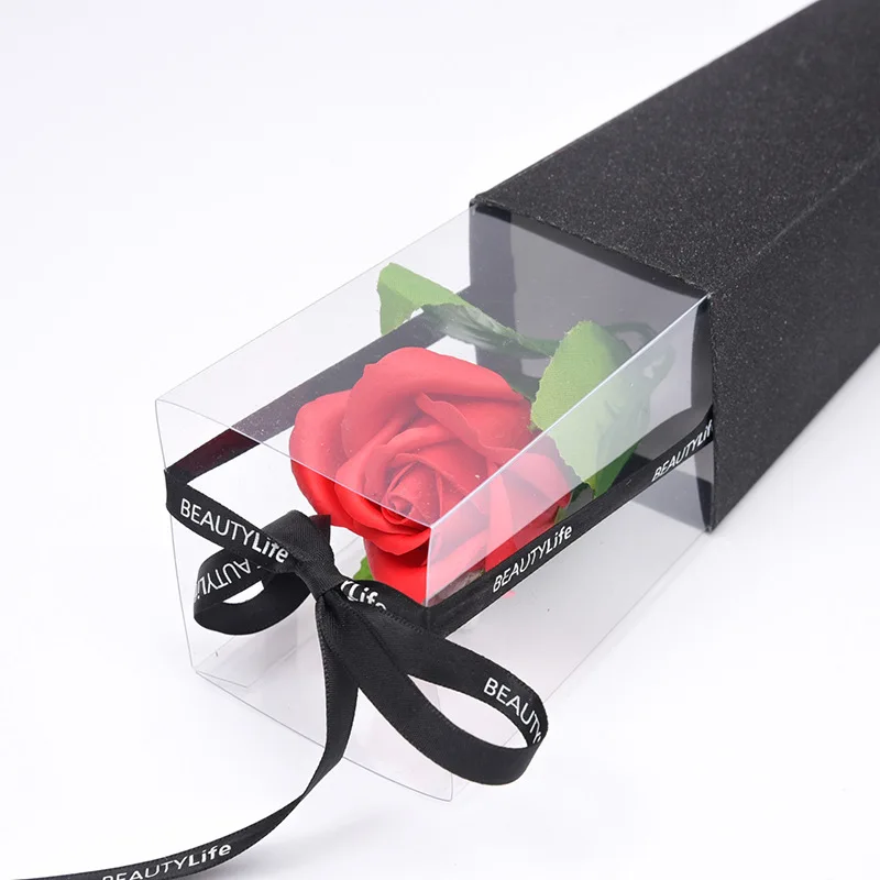 Розовая сумочка упаковочная коробка с розой для Lover свадьбы Annivesary магазин цветов