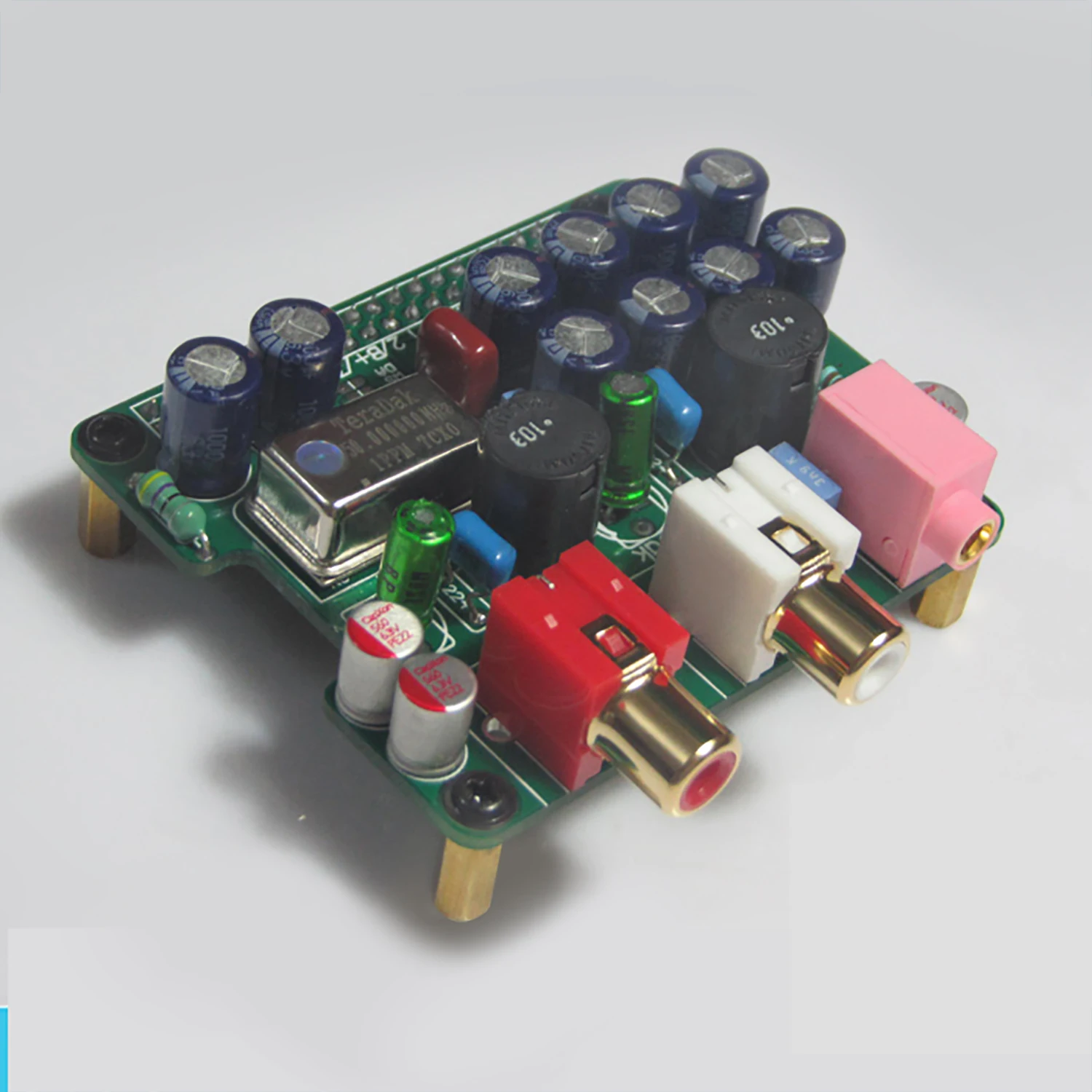 Raspberry Pi B+ 2B DAC TDA1387 8pcs Expanding Board I2S Communicate Interface For MCLK DATA LRCK BCK DC5V 2A 44.1K To 192K Input