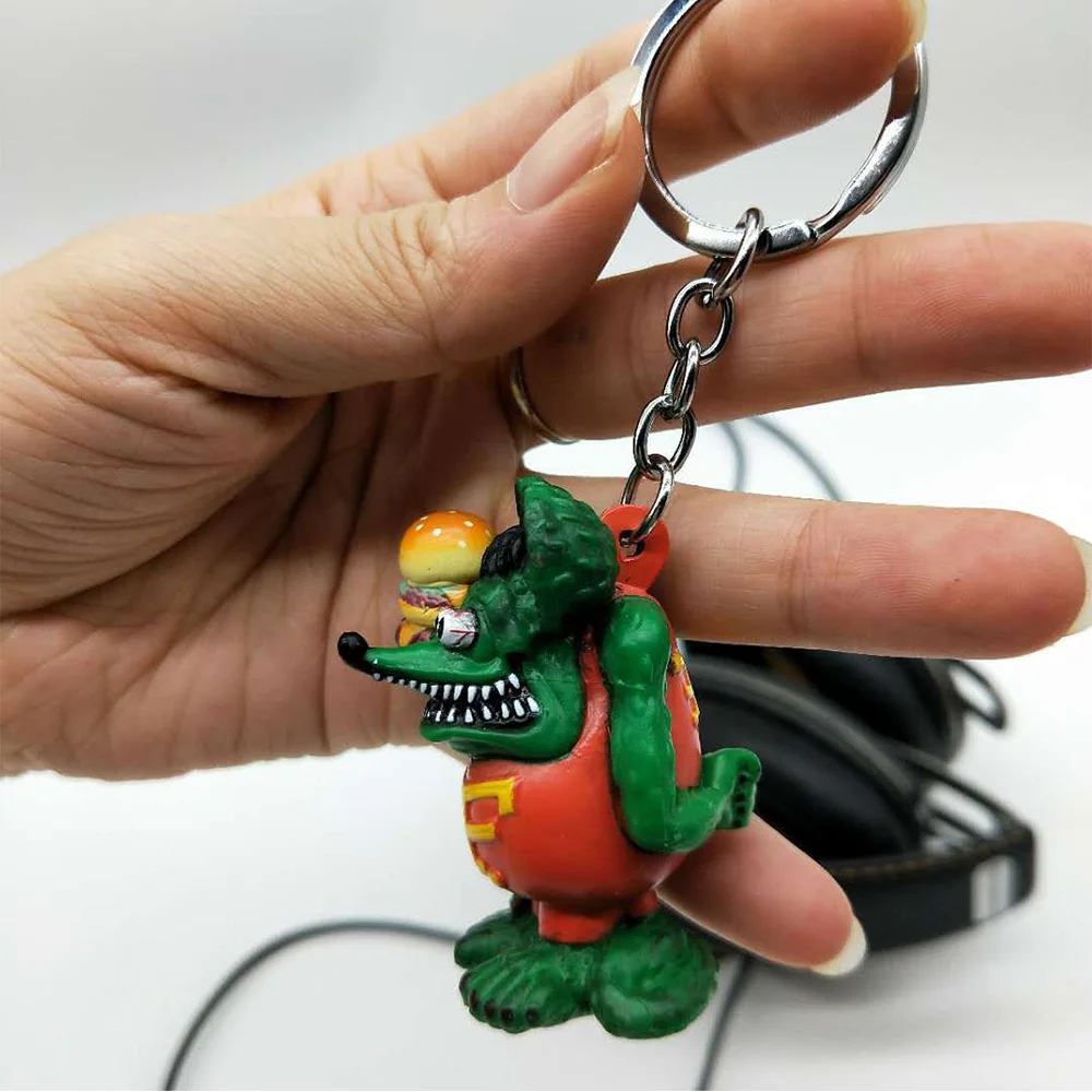 Details about   Key Chain Gift Big Daddy Rat Fink Ed Roth Color Charm Charapin Action Figure 