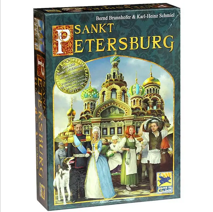 Saint Petersburg+Extended Board Game 2-5 Players to Play Family/Party/Friends Funny Game