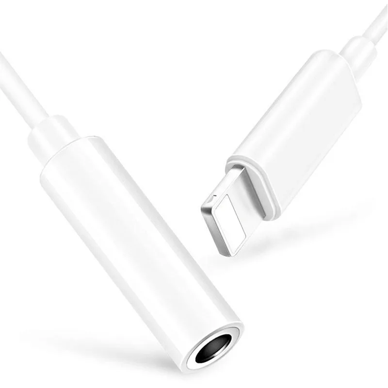 Аудиоадаптер 3 5 мм до 8 pin для iPhone 7 Plus X XR XS MAX Audio Adapter Jack наушники адаптер Поддержка
