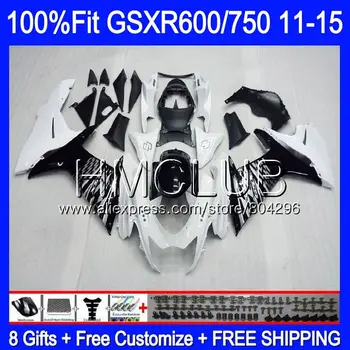 

Injection For SUZUKI GSXR 600 750 GSXR750 11 12 13 14 15 16 7HM.2 K11 GSXR600 2011 2012 2013 2014 2015 2016 Fairing white black