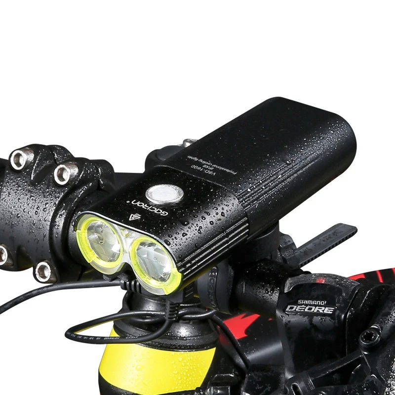 1600 Lumens Bicycle Light Usb Rechargeable Bike Front Light IPX6 Waterproof Bicycle Headlight 5000mAh Bike Lamp цена 1600 Lumens Bicycle Light Usb Rechargeable Bike Front Light IPX6 Waterproof Bicycle Headlight 5000mAh Bike Lamp цены онлайн