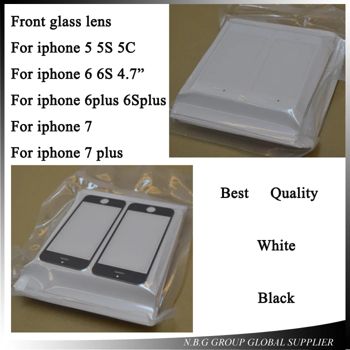 100 шт./лот лучшее качество передняя внешняя линза сенсорный экран стекло для iPhone 5