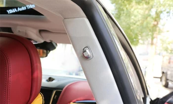 

Lapetus Car Styling Pillar B Hook Multifunction Cover Trim 2 Pcs ABS Fit For Maserati Levante 2016 - 2020 Chrome Matte