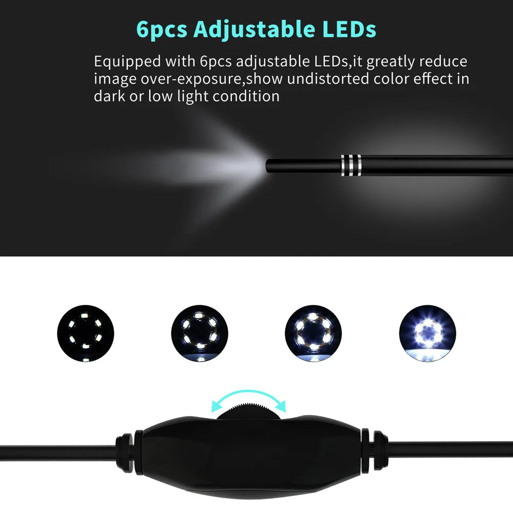 

HISEEU Three-in-one USB & Android & C Type High Definition Visual Earspoon Cleaning Tool For Ear Washing Endoscope