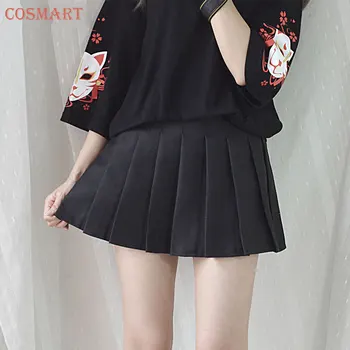 

[Stock] Black Lolita Girl Cute High waist Pleated Lolita skirts free shipping New 2018