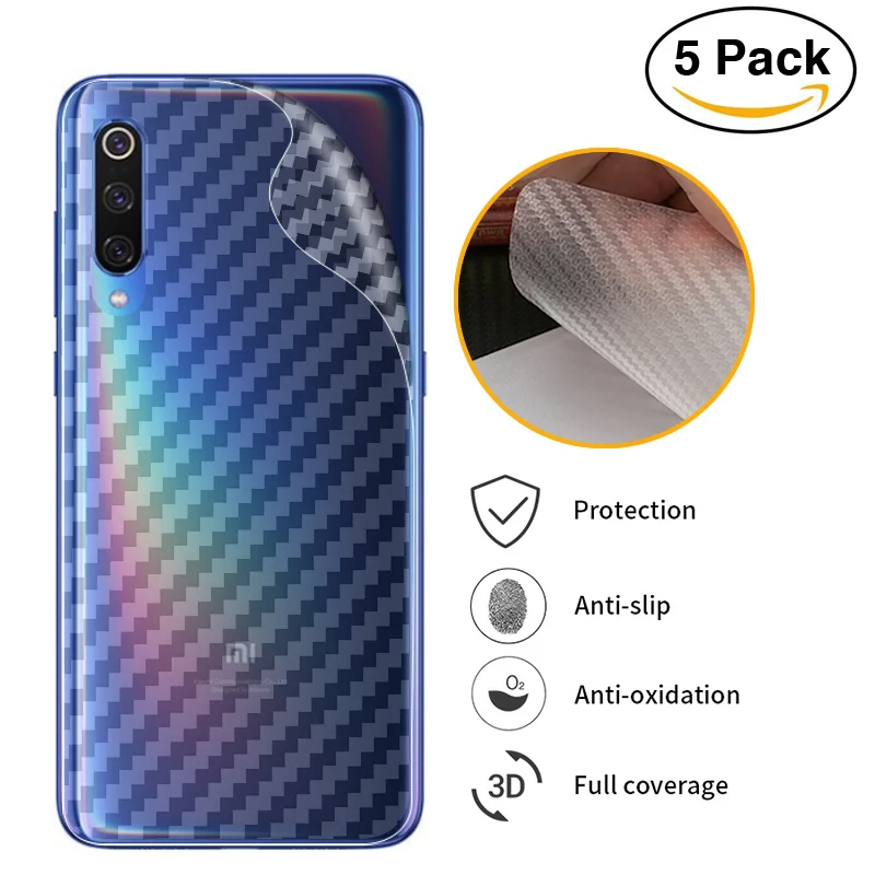 3D Carbon Fiber Screen Protector Film rear for Xiaomi mi 9 SE mi 9SE mi9 Full coverage and full protection Xiao mi 9 SE 9SE