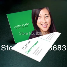 Высококачественная печатная бумага визитная карточка и фото карта с матовый ламинированный