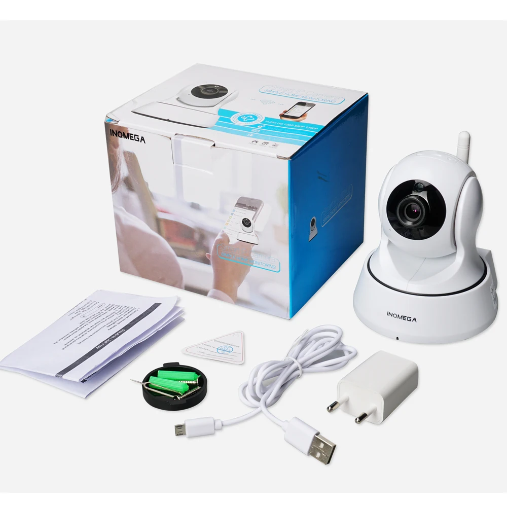 INQMEGA, 720 P, облачная ip-камера для хранения, Wi-Fi, камера для домашнего видеонаблюдения, CCTV, сетевая камера, ночное видение, панорамирование, наклон, детский монитор