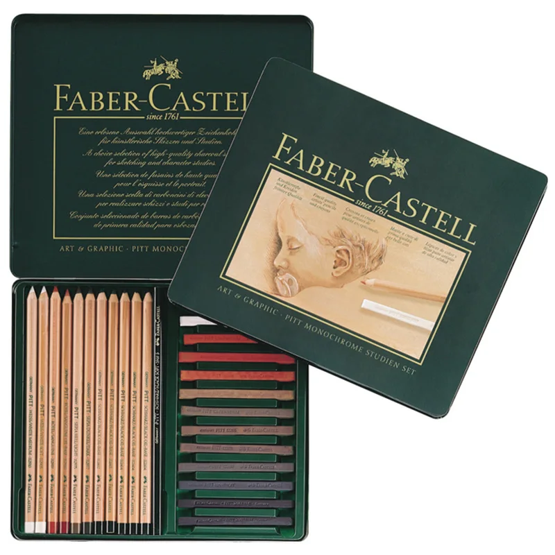 Строчить Писанина Pen Faber Castell 25 шт. карандаш эскиз статья углерода сочетание 112969