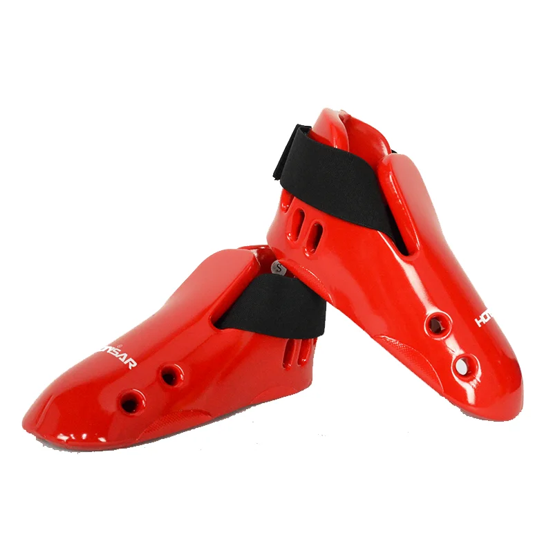 Crianças Adultos Boxe Insteps Taekowndo Mma Martial Arts Muay Thai Sparring Protector Suporte Ankle Brace pé Sapatos bo